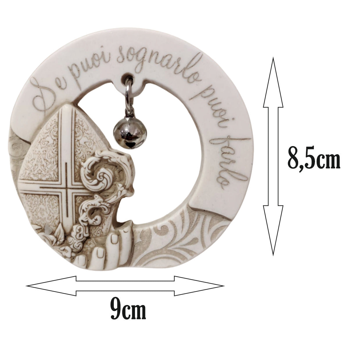 Quadretto per Santa Cresima con campanello