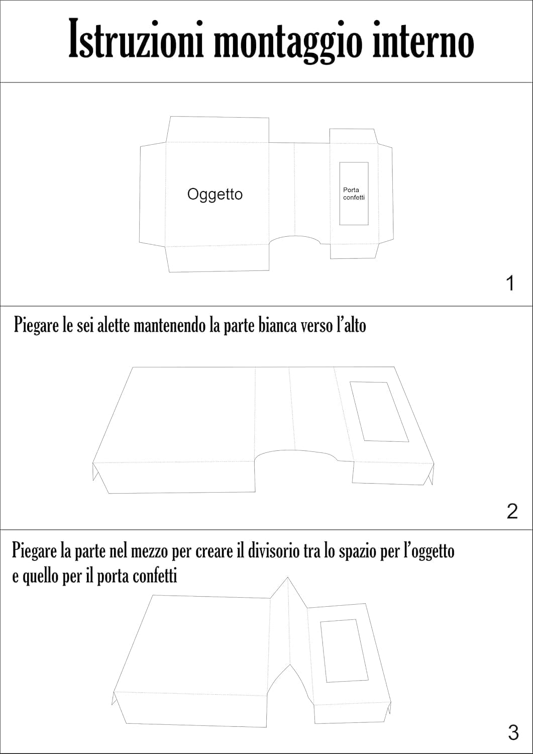Set da 50 scatole per "Fai da te"